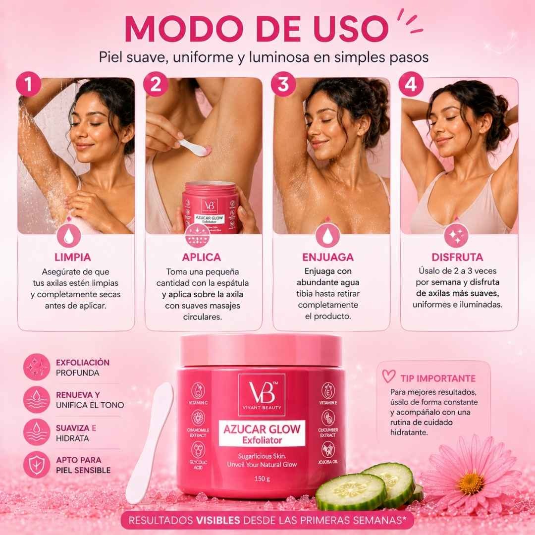 Azúcar Glow™ | Vuelve a mostrar tu piel sin pena